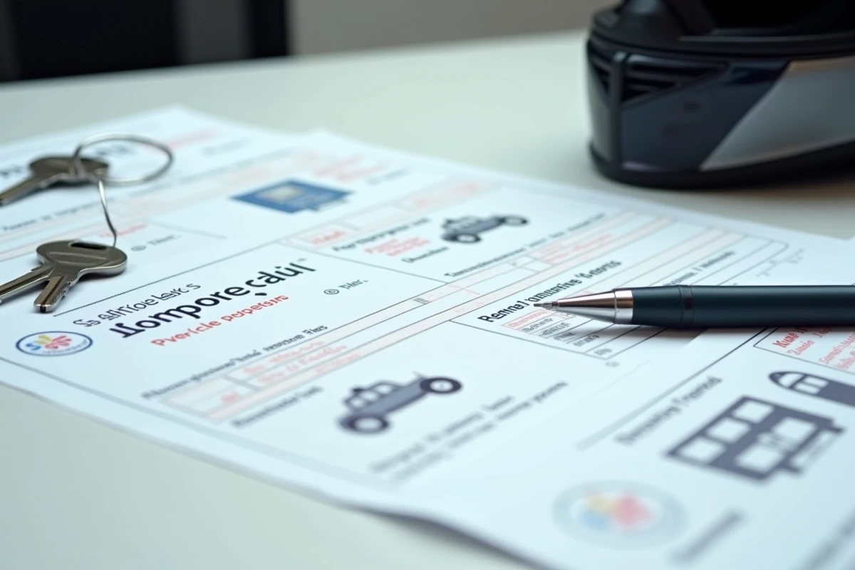 Documents officiels d'homologation et certificat de conformité pour un trike en France